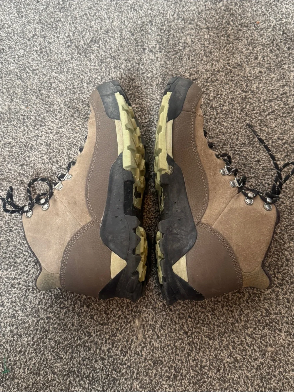 Danner Panorama Mid 6” Waterproof Hiking Boots Gray Brown Womens 9.5 Trail